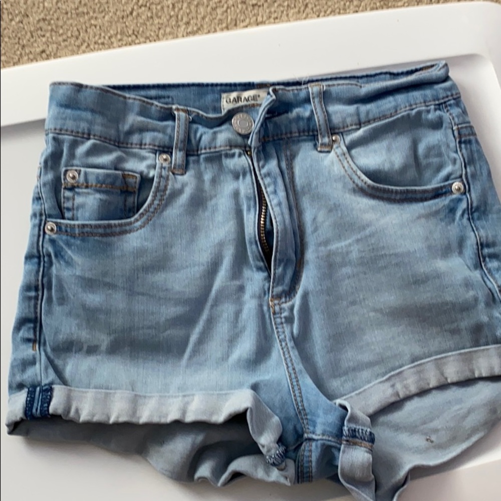 Denim shorts